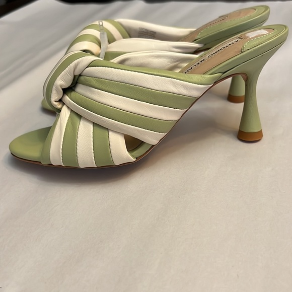 Antonio Melani Joelie Leather Slip-On Dress Sandals - Picture 3 of 11